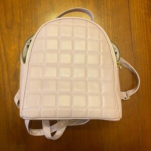 Faux Leather Mini Backpack